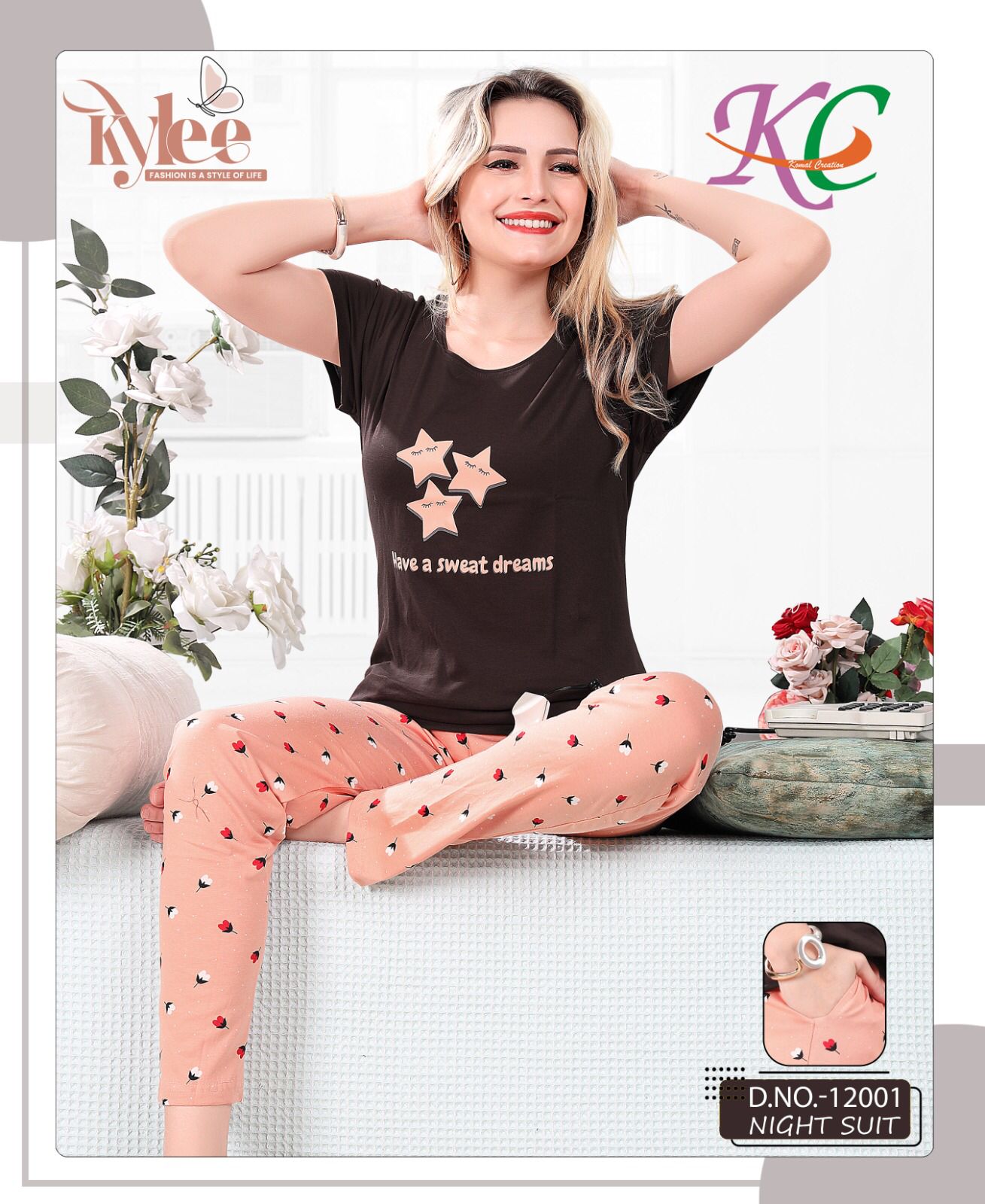 Kylee 12001 Regular Wear Cotton Night Suit
